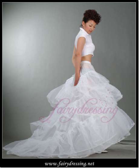 J-006 Petticoat for wedding dress with trail