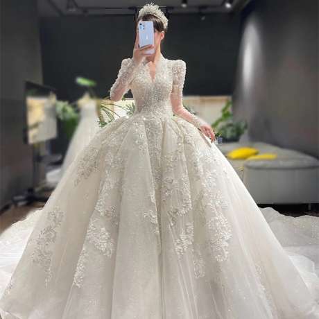 M8335 Wedding Dresses/ Wedding Gown / All sizes/ Tailor made-【Free shipping】