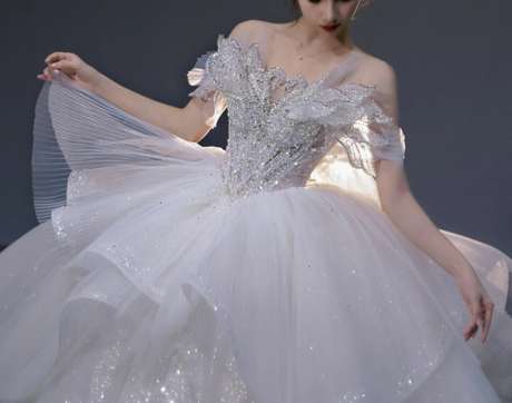 MY22-038 Robe de mariée/ Robe de mariage/ Tous les tailles/ Sur Mesures-【Livraison gratuite 】